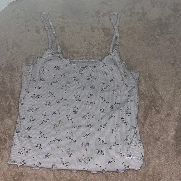 Hollister Tops Hollister Lettuce Cut Tank Xs Lavender W